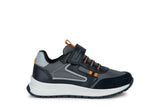 GEOX  J36GMA054FUC0038 Παιδικά Sneakers Μαύρα black/orange