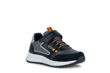 GEOX  J36GMA054FUC0038 Παιδικά Sneakers Μαύρα black/orange