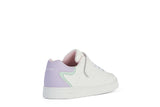 GEOX J36LRA WHITE/LILAC SNEAKERS GIRLS