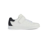 GEOX J36LSA ECLYPER WHITE / BLACK GIRLS SNEAKERS