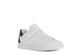 GEOX J36LSA ECLYPER WHITE / BLACK GIRLS SNEAKERS