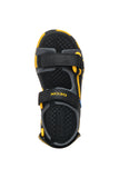 GEOX J450RE 01411 C0054 J BOREALIS BLACK/YELLOW BOY SANDAL
