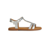 GEOX J4535H SILVER SANDAL GIRL KARLY