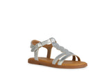 GEOX J4535H SILVER SANDAL GIRL KARLY