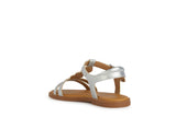 GEOX J4535H SILVER SANDAL GIRL KARLY