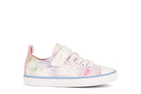 GEOX J454NA J GISLI WHITE/PINK SNEAKERS GIRL