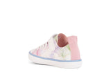 GEOX J454NA J GISLI WHITE/PINK SNEAKERS GIRL