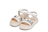 GEOX J45DBI WHITE KODETTE 000BC C1000 SANDALS