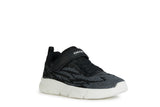 GEOX J45DMD ARIL BLACK SNEAKERS BOY