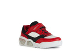 GEOX J45GVC RED/BLACK SNEAKERS BOY