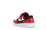GEOX J45GVC RED/BLACK SNEAKERS BOY