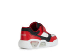 GEOX J45GVC RED/BLACK SNEAKERS BOY