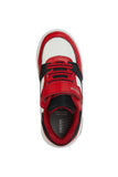 GEOX J45GVC RED/BLACK SNEAKERS BOY