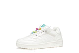 GEOX J45HXD 000BC C0653 WHITE/MULTICOLOR SNEAKERS