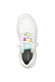 GEOX J45HXD 000BC C0653 WHITE/MULTICOLOR SNEAKERS