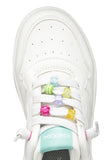 GEOX J45HXD 000BC C0653 WHITE/MULTICOLOR SNEAKERS