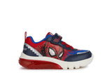 GEOX J45LBF CIBERDRON NAVY / RED SNEAKERS BOY