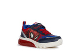 GEOX J45LBF CIBERDRON NAVY / RED SNEAKERS BOY