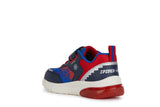 GEOX J45LBF CIBERDRON NAVY / RED SNEAKERS BOY