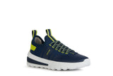 GEOX J45LTB NAVY / LIME GREEN SNEAKERS BOY