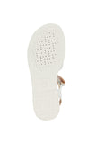 GEOX J5235D 00254 C1000 WHITE J S.KARLY G. D-GBK PAT+GBK SANDALS
