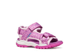 GEOX J550WA 015AN C8215 PINK/PURPLE SANDALS