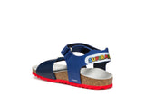 GEOX J558LD 000BC C4227 J GHITA ROYAL/NAVY BOY SANDAL