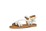 GEOX J55BSA 00085 C1000 J EOLIE NAPPA WHITE GIRL SANDAL