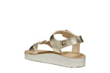 GEOX J55EAE 0BNBJ C2010 J COSTAREI PLATINUM GI SANDAL
