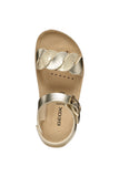 GEOX J55EAE 0BNBJ C2010 J COSTAREI PLATINUM GI SANDAL