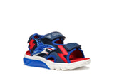 GEOX J55MXB01454C0735 NAVY/RED  SANDAL