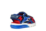 GEOX J55MXB01454C0735 NAVY/RED  SANDAL