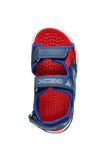 GEOX J55MXB01454C0735 NAVY/RED  SANDAL