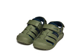 GEOX J650JA OCE15 CF3F4 FUSBETTO SAGE/NAVY SANDALS
