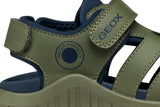 GEOX J650JA OCE15 CF3F4 FUSBETTO SAGE/NAVY SANDALS