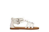 GEOX J6535D WHITE/MULTICOLOR 000BC C0653 SANDALS