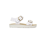 GEOX J65EAA 000BC C1000 WHITE SANDALS