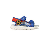 GEOX J65F1B 000BC C0833 AIRADYUM ROYAL/RED SANDALS