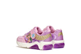 GEOX J65M4B 0ANKC C8058 PINK/DK LILAC SNEAKERS LIGHTS