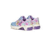 GEOX J65M4C 0AN02 C8RM4 LILAC/SKY SNEAKERS LIGHTS