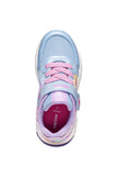 GEOX J65M4C 0AN02 C8RM4 LILAC/SKY SNEAKERS LIGHTS