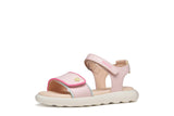 GEOX J65MSC 05402 C8206 PINK/MULTICOLOR  PUFFYPOP SANDALS