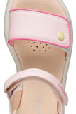 GEOX J65MSC 05402 C8206 PINK/MULTICOLOR  PUFFYPOP SANDALS