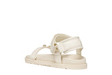 GEOX J65P0D 000BC C1058 LT IVORY SANDAL FOAMMENTERA SANDALS