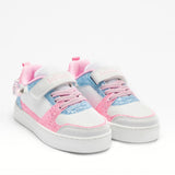 LELLI KELLY LKAA4010 BIANCO/ROSA  BIRO SNEAKER KIDS