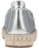DKNY K2639196 SILVER MIRETTA-FLAT ESPADRILLES