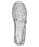 DKNY K2639196 SILVER MIRETTA-FLAT ESPADRILLES
