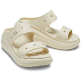CROCS CRUSH SANDAL 207670 2Y2 BONE WOMEN
