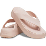 CROCS 209410 GETAWAY FLIP QUARTZ 6UR PINK