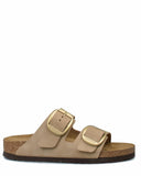 BIRKENSTOCK Γυναικείες Παντόφλες ARIZONA BIG BUCKLE 1024064 SANDCASTLE ΜΠΕΖ